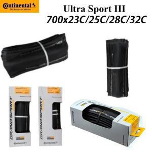 컨티넨탈 로드 바이크 타이어 울트라 스포츠 III 700x23/25/28c 블랙 폴딩 퓨어그립 3