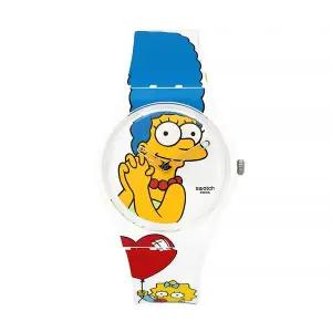 [스와치] SO28Z116 THE SIMPSONS BEST MOM EVER 공용 우레탄시계