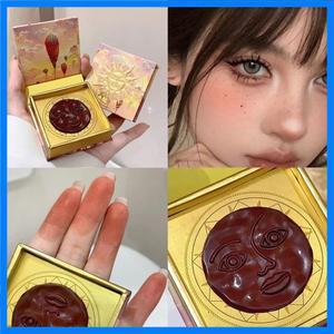 다크 브라운 뺨 얼굴 루즈 릴리프 선샤인 블러셔 머드 로우 컬러 렌더링 부드러운 브라이트닝 윤곽 메이크