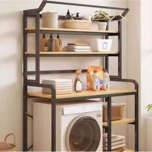 프레스랙 세탁기 선반 세탁실 수납장 통돌이 세탁기위선반 건조기 드럼세