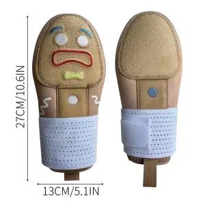 야구 슬라이딩 미트 슬라이딩 글러브 유소년 및 어린이용 왼손/오른손 옵션 간편 착탈 디자인으로 손 보호