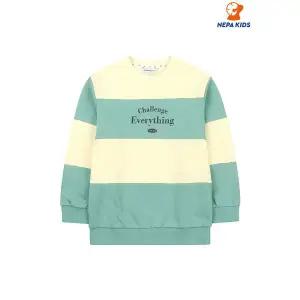 [하프클럽/네파키즈]NEPA KIDS 네파키즈 공용 이튼 스트라이프 맨투맨 KJC5302