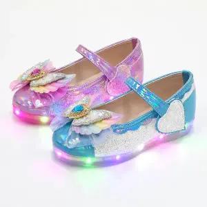 해피걸 천사날개 아동 키즈 어린이 국산 여아 LED 구두