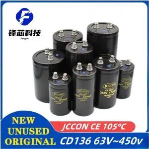 JCCON CE105    63V 100V 250V 400V 450V 1000UF 1500UF 2200UF 3300UF 4700UF 6800UF 10000UF 22000UF 470