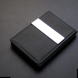지갑 리더플랜 가죽 고급형 디자인 머니클립