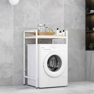 샤크팡 세탁기 철제 통돌이 정리대 다용도실 드럼 선반 건조기 거치대