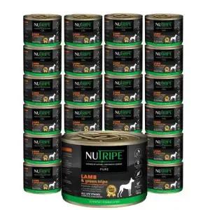 뉴트라이프 퓨어 강아지주식캔 양고기 그린트라이프 185g 24개