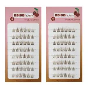 키보 속눈썹 노글루 삐삐래쉬 13 네추럴 브라운 X2개