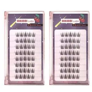 키보 삐삐래쉬 부분 속눈썹 노글루 09 블랙스완 X2개