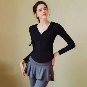 여성용 후드 집업 긴팔 운동복 자켓