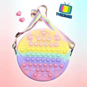 푸쉬팝 버블 해바라기가방 유아크로스백