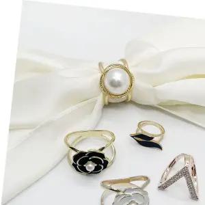 쁘띠 입체 스카프링 고리 10종 LM-0622