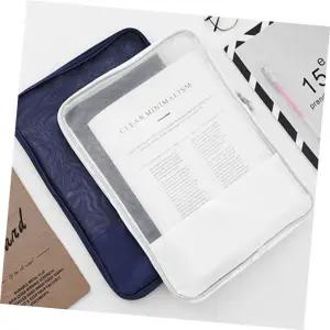 메쉬 클러치 파우치