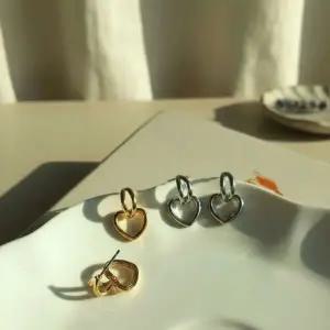 [하프클럽/]여성용 티타늄 하트 쁘띠 드랍 귀걸이