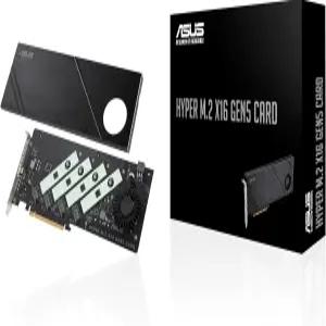 ASUS Hyper M.2 x16 Gen5 카드(PCIe 5.0 /4.0)는 AMD 및 인텔 플랫폼 RAID 기능을 위해 최대 512Gbps의