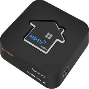 GTMEDIA 4K 차세대 ATSC3.0 TV 컨버터 X1 /1.0 QAM-B(클리어 QAM) 신호와 완벽 호환 DRM 채널 재생 및 DVR