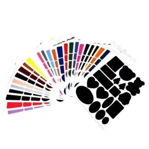 오아브로드 컬러 스티커 수선패치 옷수선 모양 다양한