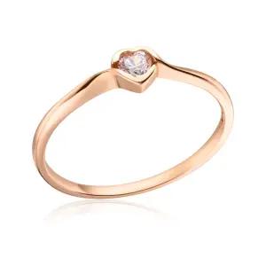 18K 웨이브 크로스 하트 큐빅 반지 RSS16075