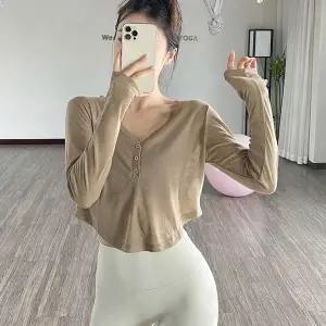 [오너클랜]bns 커버업 스포츠 웨어 상의 필라테스 여성 헬스