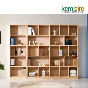 오델로 고무나무원목 책장세트(2400) KFZ-954