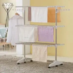 TBZ 오네 접이식 이동 빨래건조대 6단 빨래행거 건조대 이동식빨래건조대