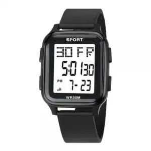 bns 디지털 심플 학생 스포츠 전자 남자 사각 손목 시계 LED시계 손목시계 패션시계