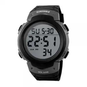 bns 미니멀 스타일 알람 조명 요일 디지털 전자 손목 시계 LED손목시계 디지털손목시계