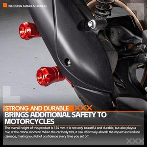 Yamaha NMAX155 125 155 XMAX300 프론트 포크 휠 가을 머플러 파이프 프레임 보호 슬라이더 안티 크래시