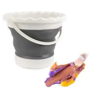 WL 자바라 실리콘 붓꽂이 수채화 물감통 물감통 붓통 물감물통 물감물바스켓 자바라물감통