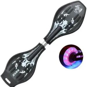 웨이브보드 스트리트 서핑 캐스터 토션 스케이트보드 웨이브보드/어린이/청소년용 라이트 업 휠이 있는