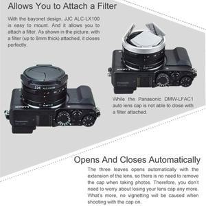 렌즈 보호 JJC DMW-LFAC1 자동 렌즈 캡 커버, 라이카 D-Lux8 D-LUX 7 109) 파나소닉 LUMIX DMC-LX100