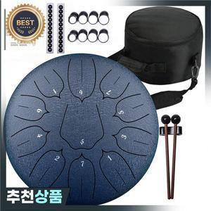 Hluru 10 인치 11 노트 Glucophone 스틸 텅 드럼 D 톤 음악 미묘한 타악기