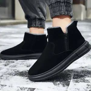 털신발 남자 겨울 따뜻한 털안감 방한화 워커 부츠 운동화