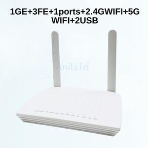 FTTH F780L ONU 듀얼 밴드 라우터 1GE 포트 2.4G 5G 와이파이 OMCI 리모컨 지지대 IPV6