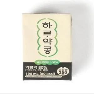 하루약콩 두유 190ml 48팩/국산약콩 100%