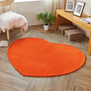 까드리아 올데이 컬러 하트 러그 극세사 단모 워셔블 거실 카페트