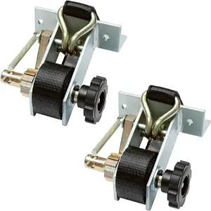 파이프 랙 래칫 스트랩 WJHook2PCS 14인치 검은색 75인치 너비 목재 마운트 15인치 튜브 사각 하중 듀티