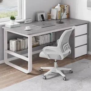 조립식 컴퓨터 책상 게이밍 타공판 공부 원목 데스크