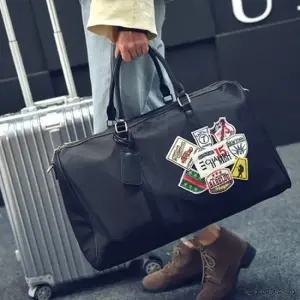여행용 와펜장식 보스턴 여행가방 대형 기내용 캐리어백 여행가방 쇼퍼백 대형 큰가방