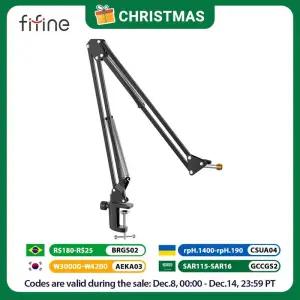 마이크받침대 거치대 스탠드 FIFINE 마이크 서스펜션 붐 가위 암 K688 K669 K670 K658 K678 K690Ampligame