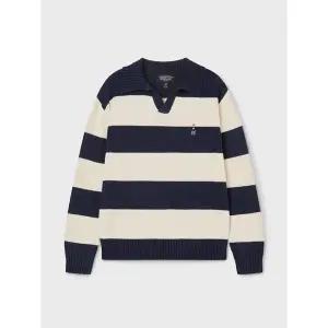 [후아유](마산점)Steve Stripe Open Collar Pullover / WHKAG2333U