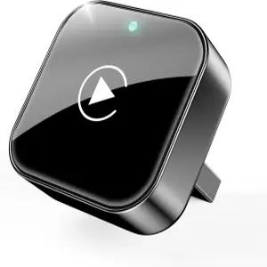 유선 카플레이(USB to C)가 포함된 2-in-1 무선 카플레이 어댑터 iOS 10+ 및 Android 11+ 시스템용 메탈