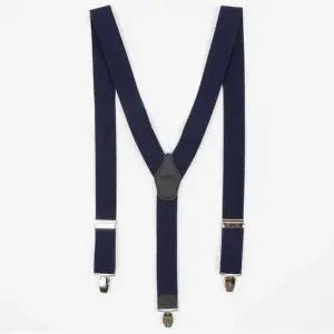남성용 멜빵끈 갈색 멜빵 벨트 집게 서스펜더 코디