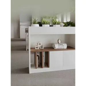 공간분리수납장 거실 칸막이 침대 800 틈새수납장 낮은