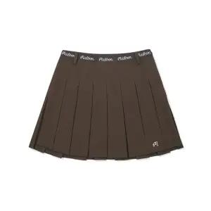 [말본골프]말본골프 여성 이중 플리츠 스커트 BROWN M6122PSK14BRW