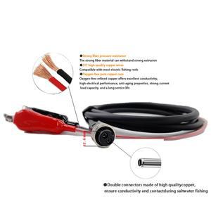 바낙스 케이블 60CM 3M 전동 낚시 릴 코드 2홀 연장 배터리