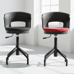 튼튼한 국산 Z2고정등받이원형의자 업소용까페매장 발받침철제 회전 작업용 병원진료실 실험실