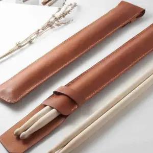 (다올)가죽 드럼스틱 케이스 보관 파우치 수납백