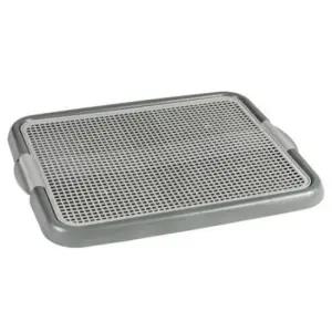 강아지배변판대형 강아지 애완견 배변판 토일렛 화장실 다크그레이