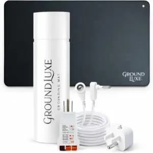 발용 그라운드럭스 접지 매트 - 15피트 코드 테스터 및 어댑터 패드가 있는 범용 매트(지구에 연결 가능)